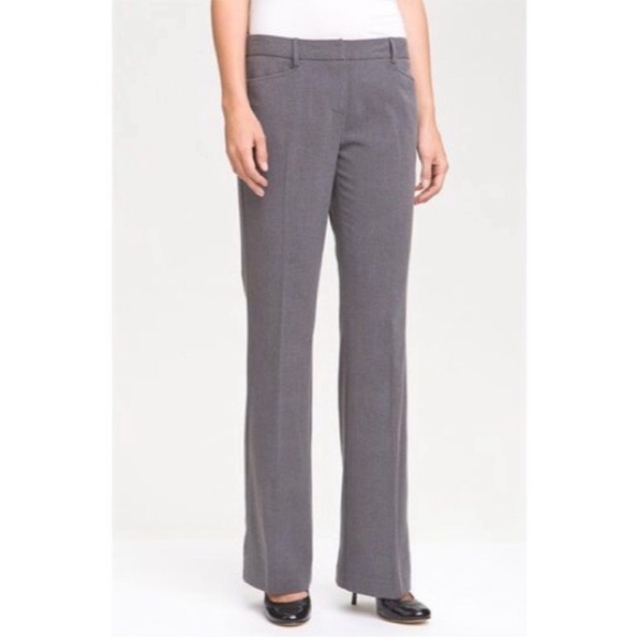 MICHAEL Michael Kors Derby Wide Flare Leg Dress Pants